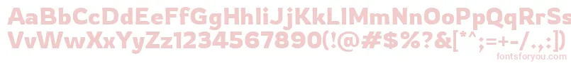 Rowdy Regular Font – Pink Fonts on White Background