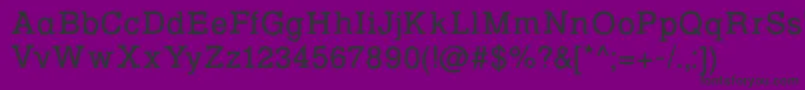Шрифт Rowdy Typemachine 1   Regular – чёрные шрифты на фиолетовом фоне