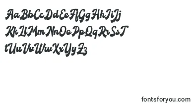 Roxinate DEMO font – Black Fonts