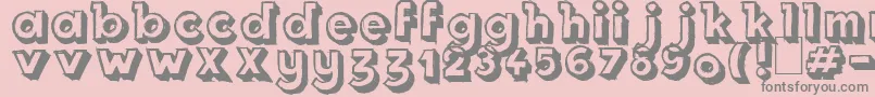 More about Royal Delight Shad Font Royal Delight Shad Font – Gray Fonts on Pink Background