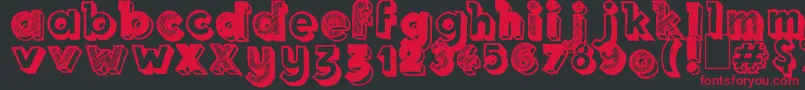 Royal Delight Font – Red Fonts on Black Background
