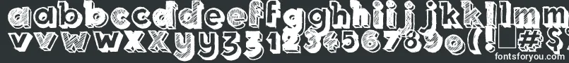 Royal Delight Font – White Fonts on Black Background