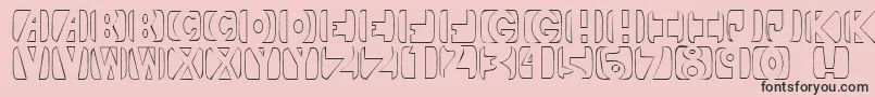 royal Font – Black Fonts on Pink Background