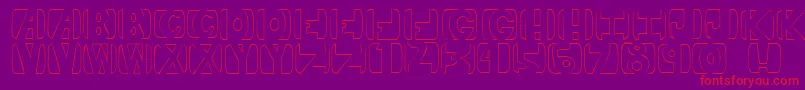 royal Font – Red Fonts on Purple Background