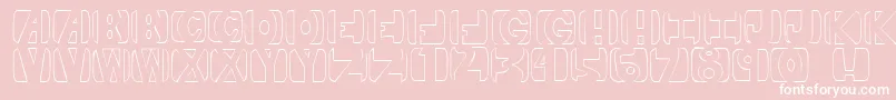 royal Font – White Fonts on Pink Background
