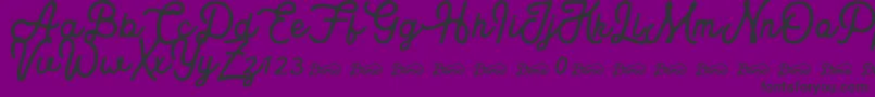 Royaland Clean Demo Version Font – Black Fonts on Purple Background