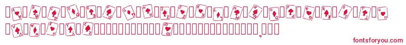 Шрифт RoyalFlush Basic Regular – красные шрифты