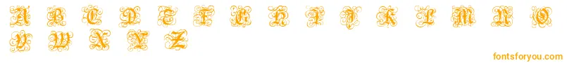 RoyalGothic Font – Orange Fonts on White Background