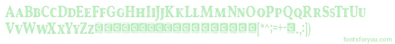 RoyalKing Free Font – Green Fonts on White Background