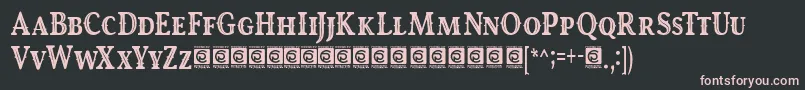 RoyalKing Free Font – Pink Fonts on Black Background