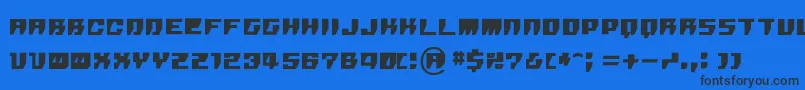 rpg   Font – Black Fonts on Blue Background