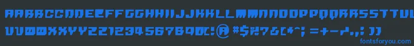 rpg   Font – Blue Fonts on Black Background