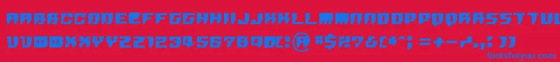 rpg   Font – Blue Fonts on Red Background