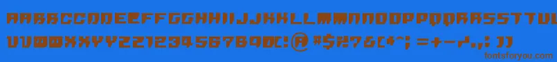 rpg   Font – Brown Fonts on Blue Background