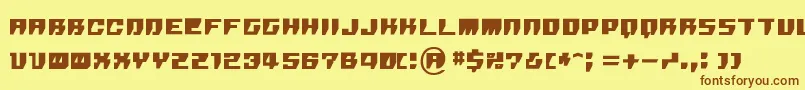 rpg   Font – Brown Fonts on Yellow Background