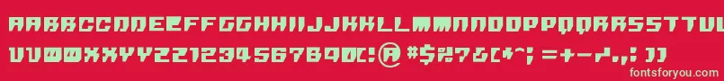 rpg   Font – Green Fonts on Red Background