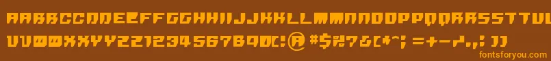 rpg   Font – Orange Fonts on Brown Background