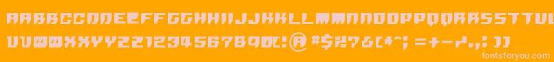 rpg   Font – Pink Fonts on Orange Background
