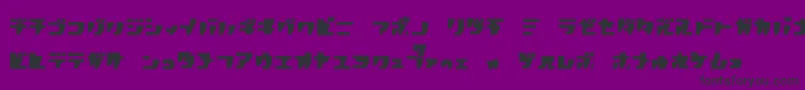 rpgk   Font – Black Fonts on Purple Background