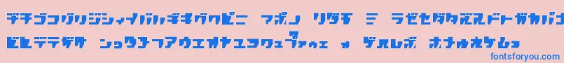 rpgk   Font – Blue Fonts on Pink Background