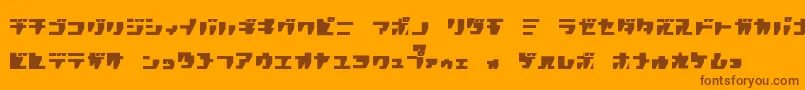 rpgk   Font – Brown Fonts on Orange Background