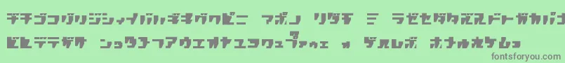 フォントrpgk   – 緑の背景に灰色の文字