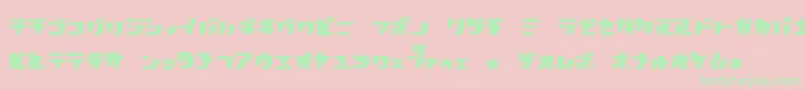 rpgk   Font – Green Fonts on Pink Background