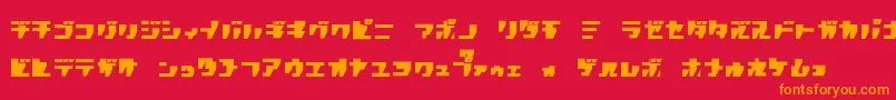 rpgk   Font – Orange Fonts on Red Background