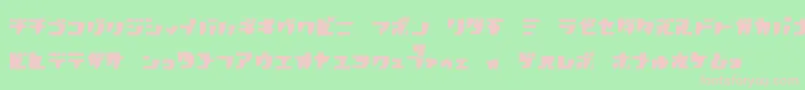 rpgk   Font – Pink Fonts on Green Background