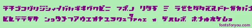 rpgk   Font – Purple Fonts on Green Background