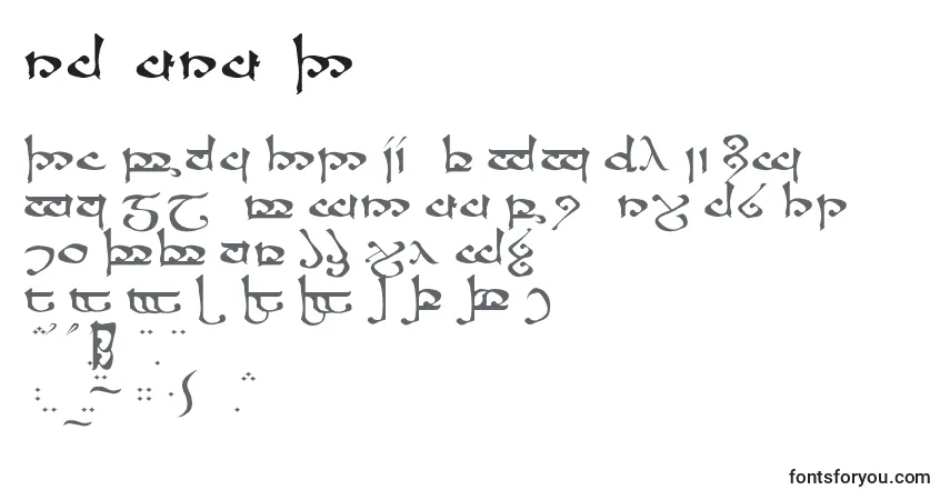 Schriftart RSMOROMA (139268) – Alphabet, Zahlen, spezielle Symbole