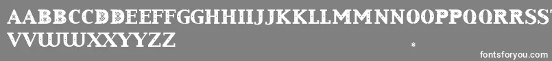 フォントLiva – 灰色の背景に白い文字