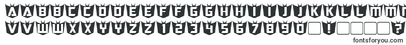 Шрифт RubCaps Decepticon – OTF шрифты