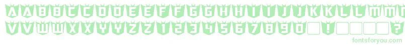 RubCaps Decepticon Font – Green Fonts