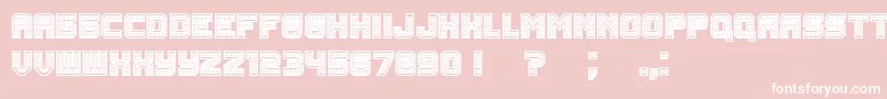 fuente Rubles Bold – Fuentes Blancas Sobre Fondo Rosa