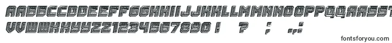 フォントRubles3D Italic – Corel Draw用のフォント