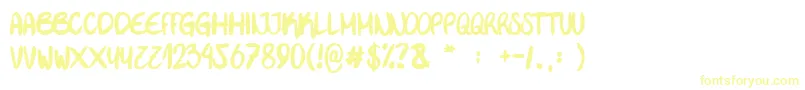 Rue Mademoiselle Font – Yellow Fonts