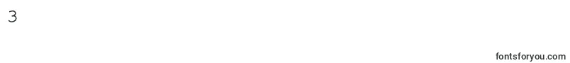 RuhmaFont Font – Fonts for Digit 3