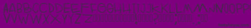 RuinOfFabulerie Regular Font – Black Fonts on Purple Background