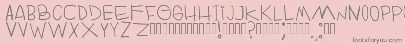 RuinOfFabulerie Regular Font – Gray Fonts on Pink Background