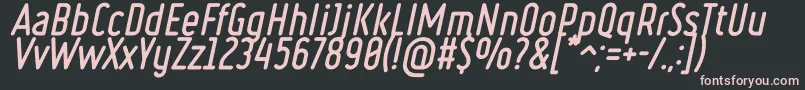 Подробнее о шрифте Ruler Bold Italic Шрифт Ruler Bold Italic – розовые шрифты на чёрном фоне