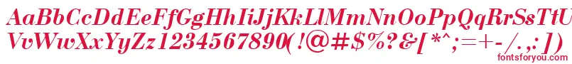 UkBodoniBolditalic Font – Red Fonts