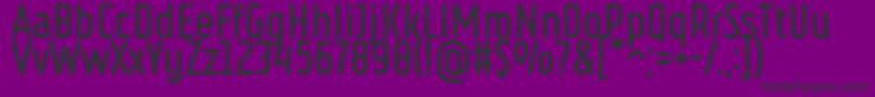 Police Ruler Bold – polices noires sur fond violet