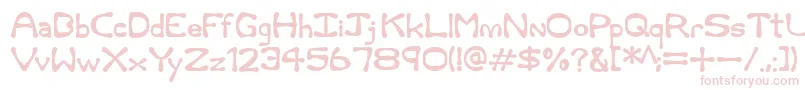 Rum and Bones-Schriftart – Rosa Schriften