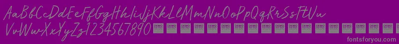 Подробнее о шрифте Run Wild Demo Шрифт Run Wild Demo – серые шрифты на фиолетовом фоне