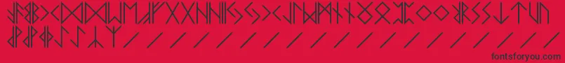 En savoir plus sur la police RUNE Police RUNE – polices noires sur fond rouge
