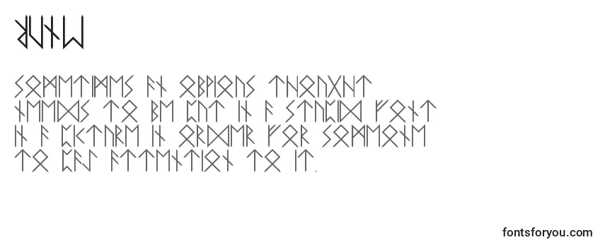 Обзор шрифта RUNE (139320)
