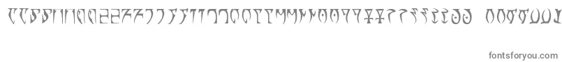 フォントRunes   The elder scroll – 白い背景に灰色の文字