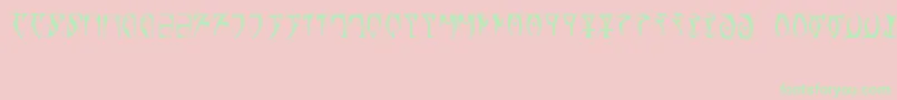 Runes   The elder scroll Font – Green Fonts on Pink Background