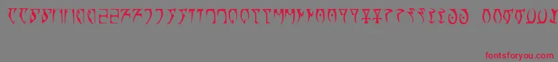 Runes   The elder scroll Font – Red Fonts on Gray Background